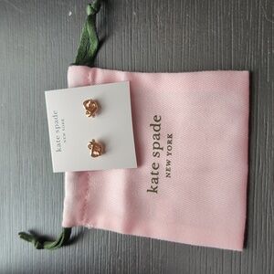 Kate Spade loves me knots earrings